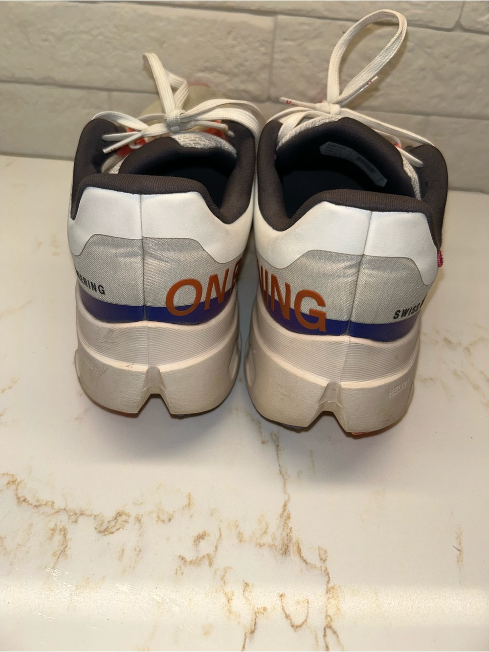 On Cloudsurfer Next Women's Size 8.5 White Flame Running Shoes Comfort Sneakers - Picture 7 of 12